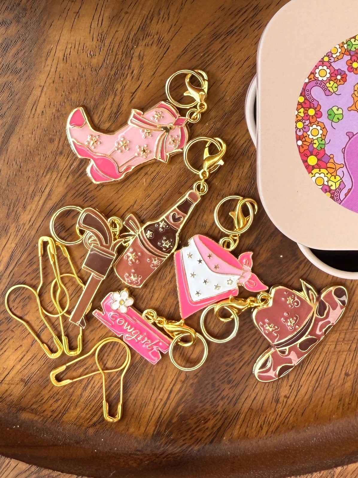 Cowgirl Summer Stitch Markers