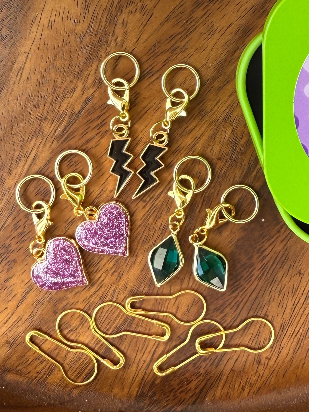 Funky Wave Stitch Markers