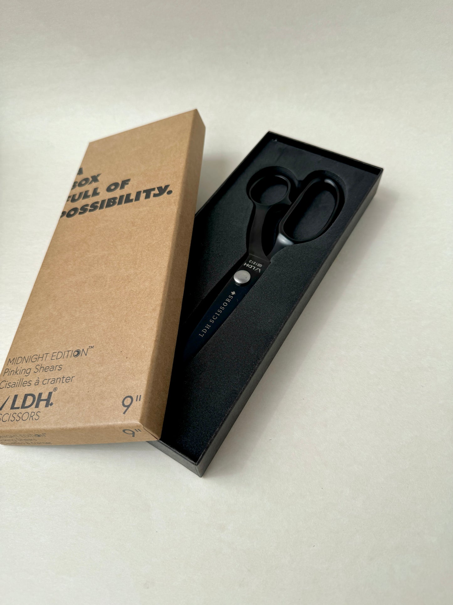 LDH 9" Midnight Edition Pinking Shears