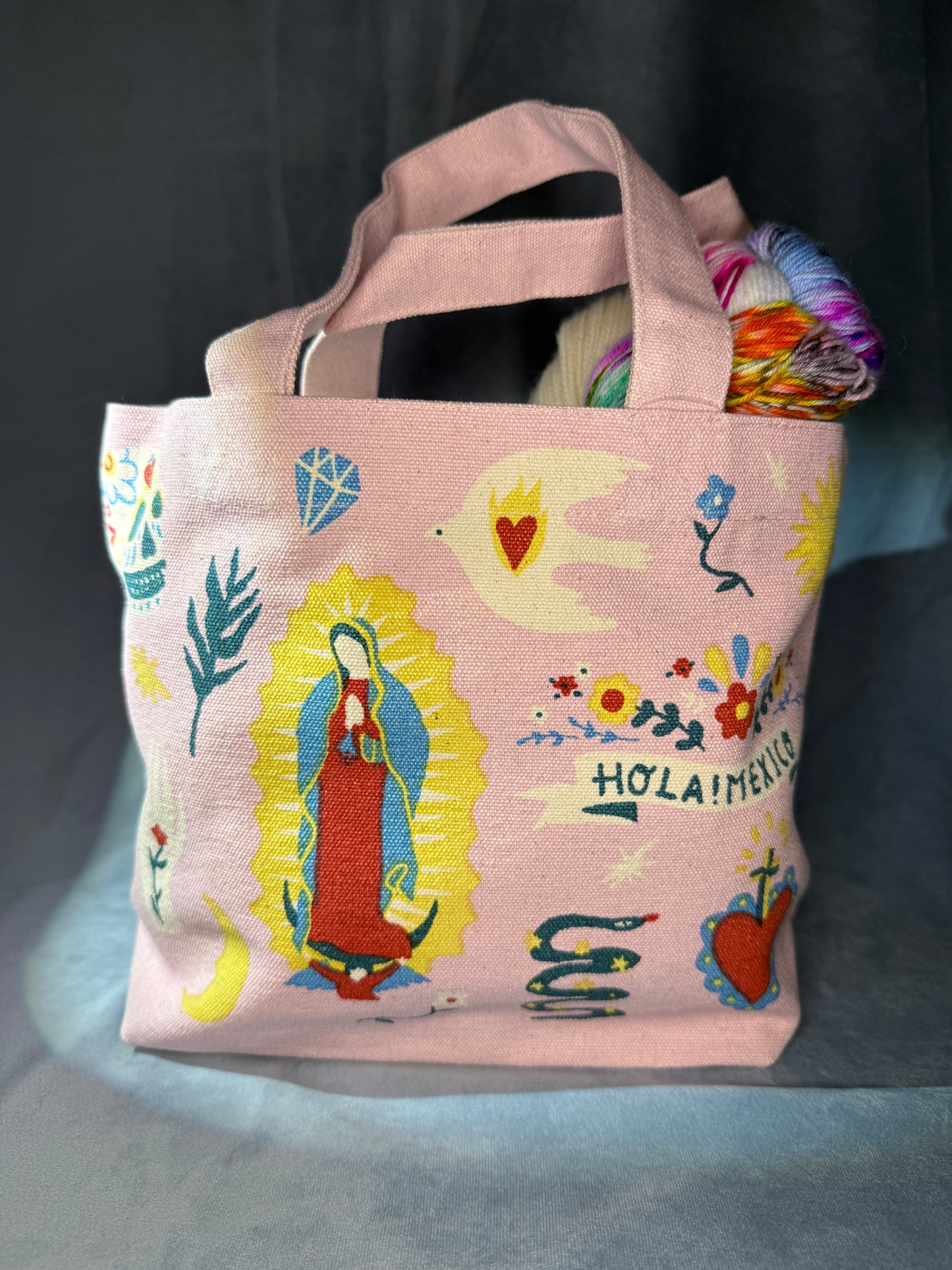 Santa Maria Tote Bag 7x11 inch
