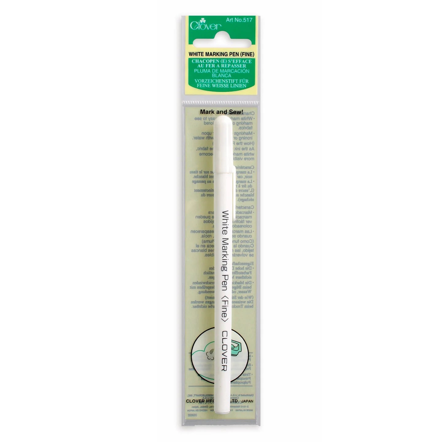 Clover White Marking Pen (Fine)