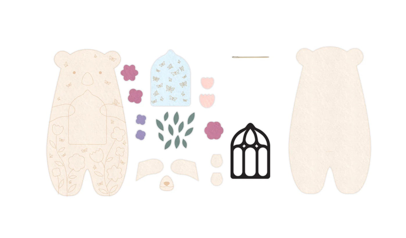 Kiriki Press Bloombear Embroidery Kit