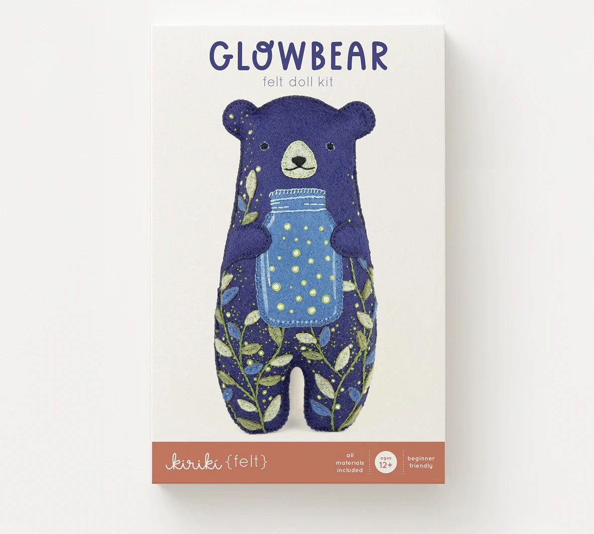 Kiriki Press Glowbear Embroidery Kit
