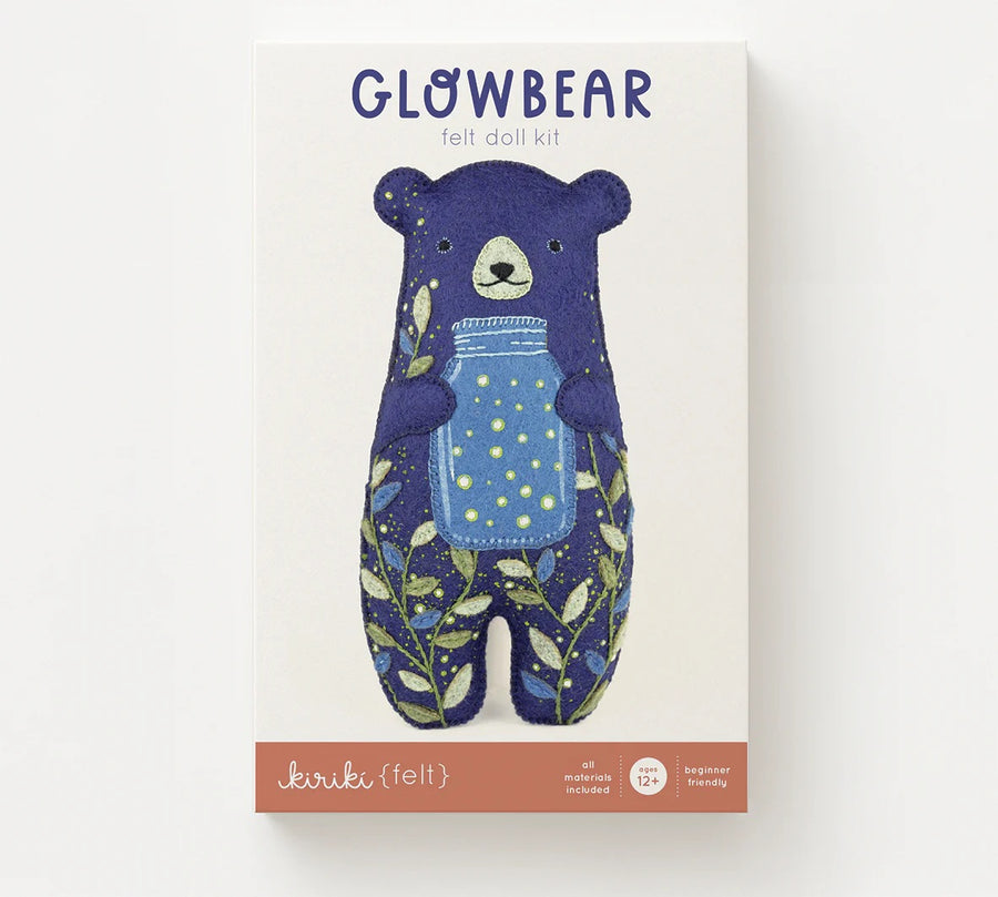 Kiriki Press Glowbear Embroidery Kit