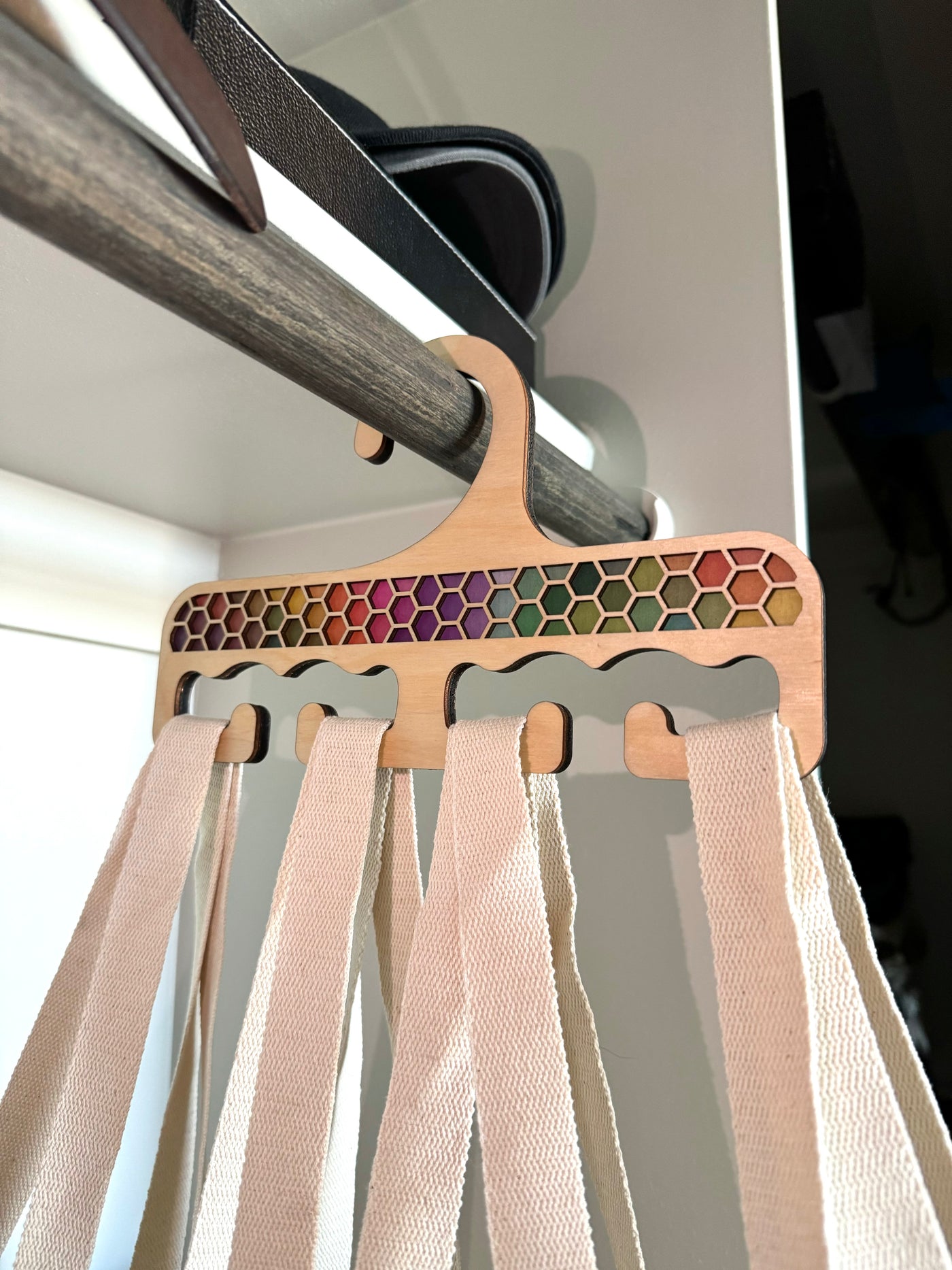 Tote Minder -  A Tote Bag Closet Organizer