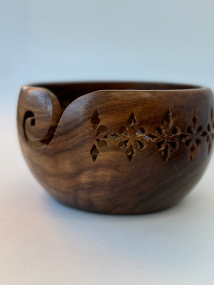 Shesham Wood Yarn Bowls