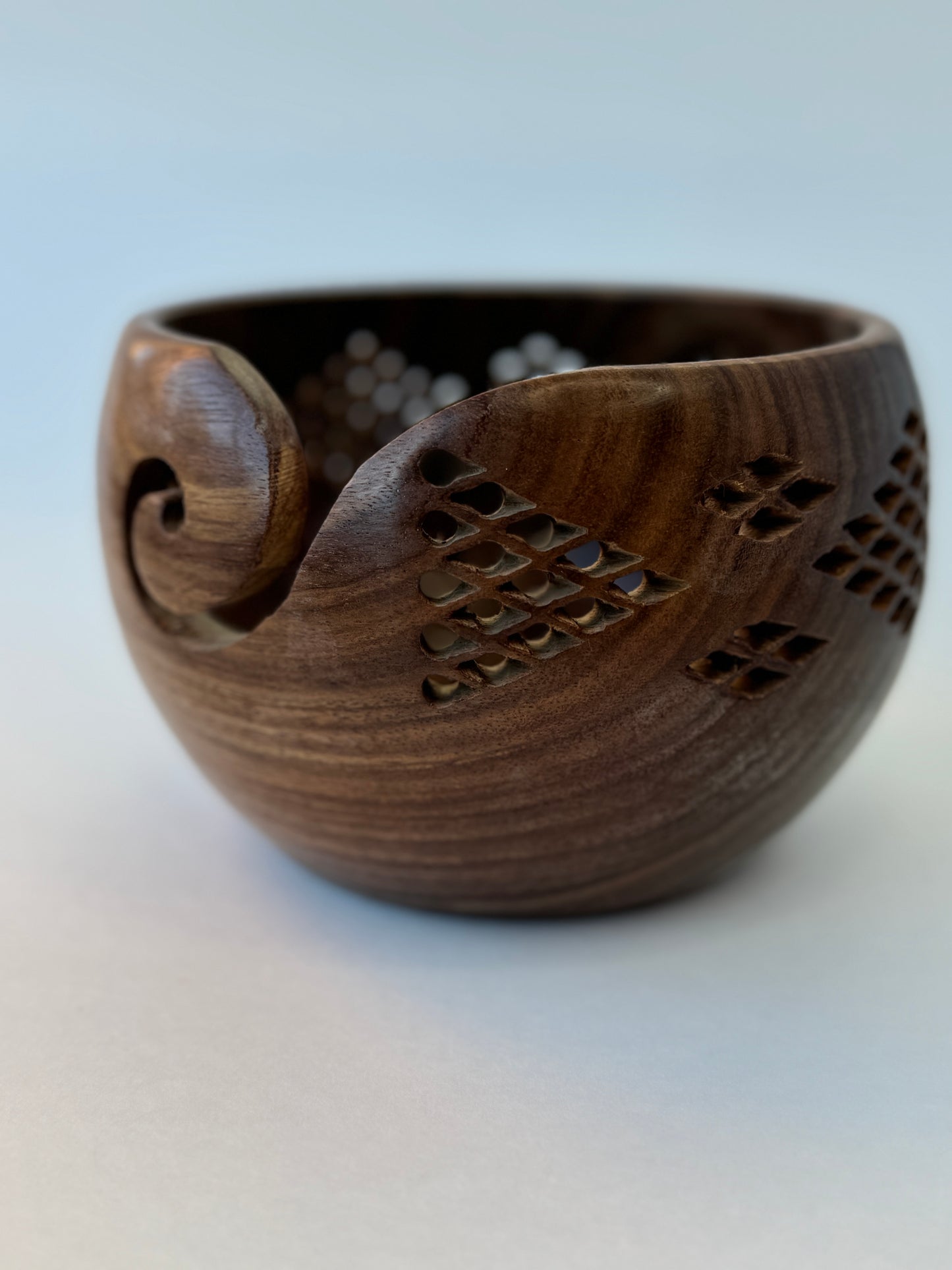 Shesham Wood Yarn Bowls