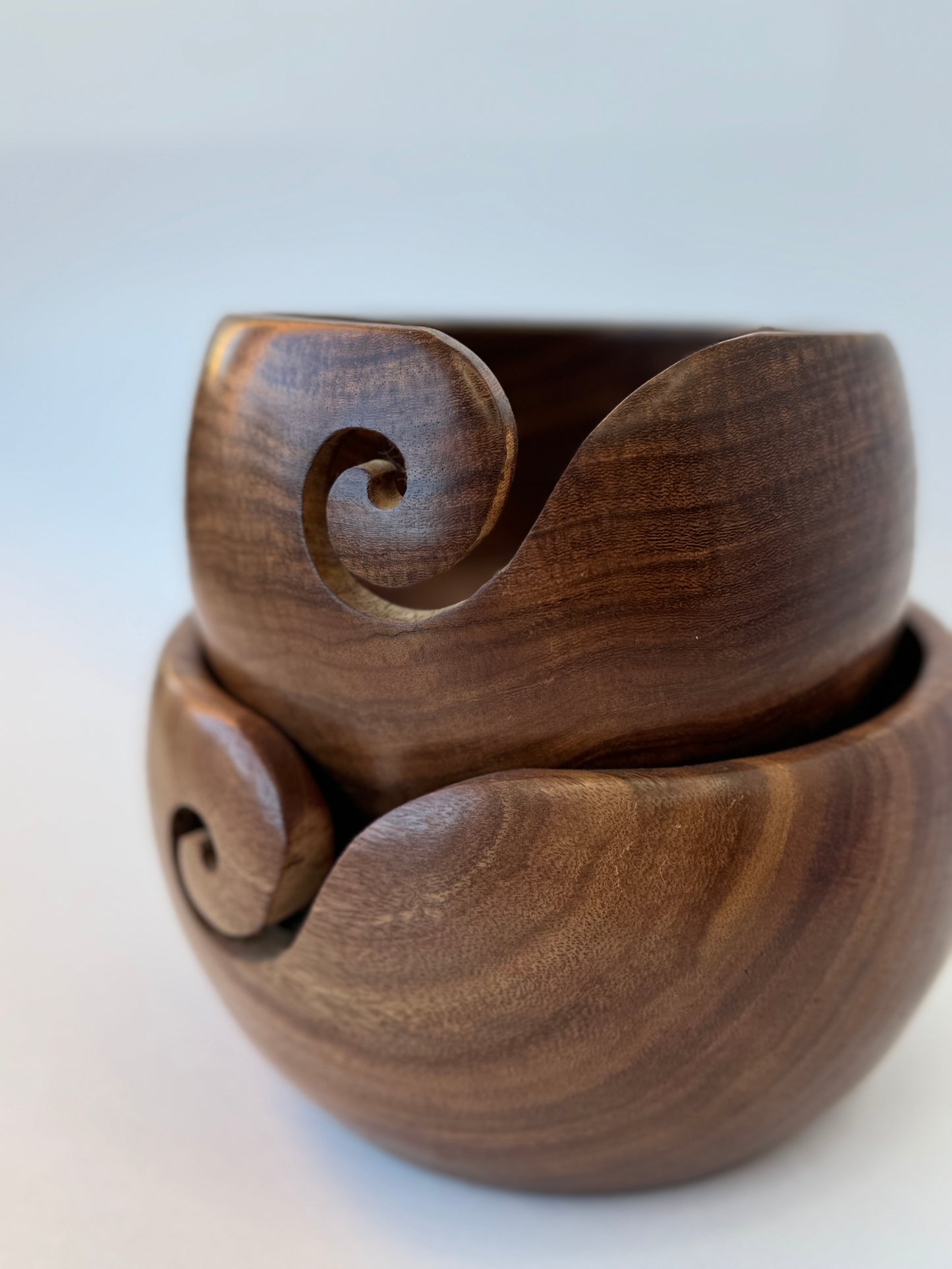 Shesham Wood Yarn Bowls