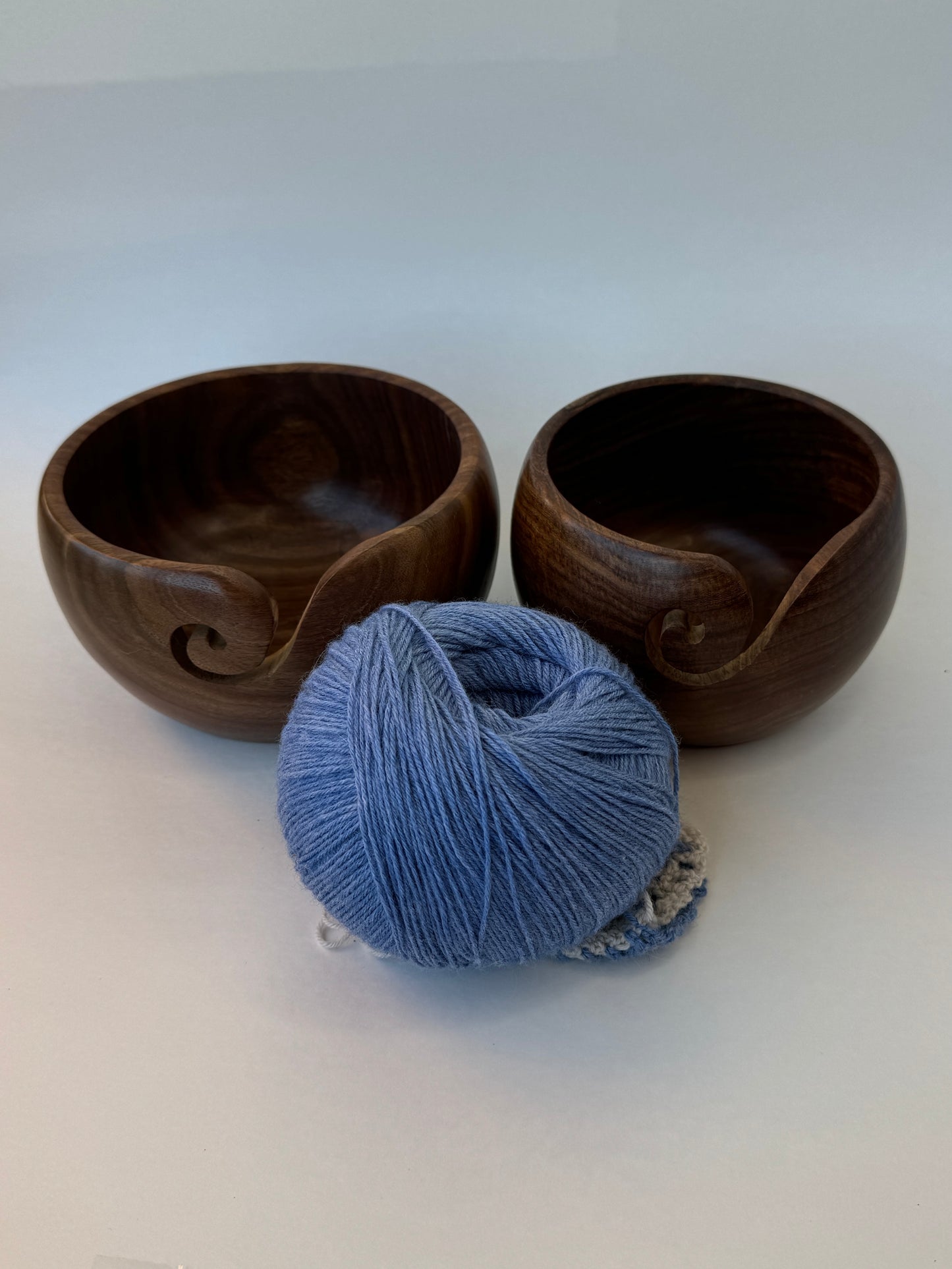 Shesham Wood Yarn Bowls