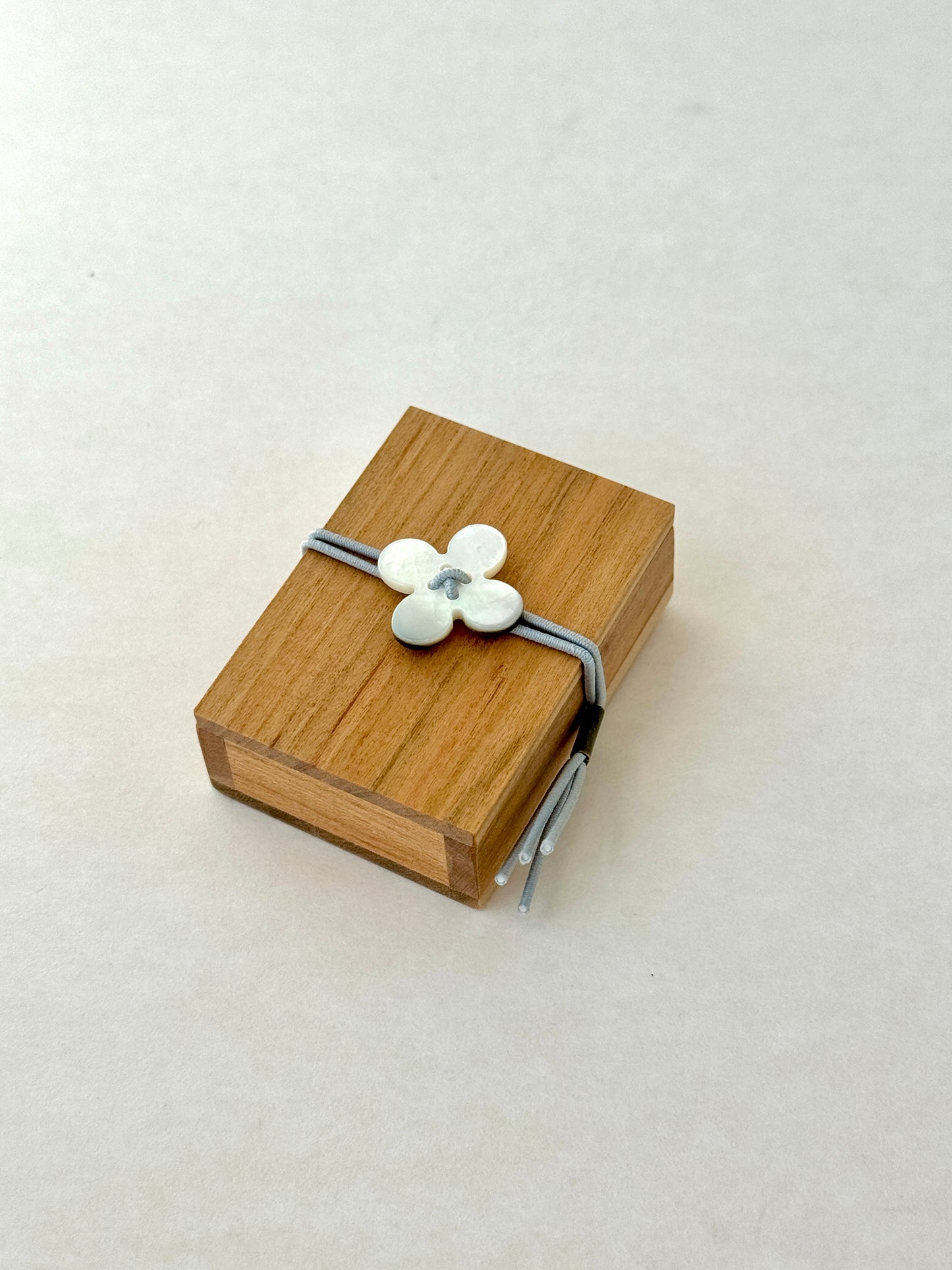 Cohana Glass Sewing Pins in a Cherry-Wood Box