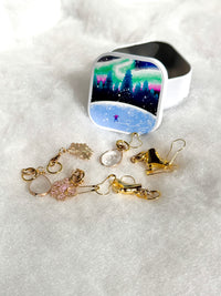 Skate the Lights Stitch Markers