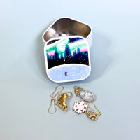 Skate the Lights Stitch Markers