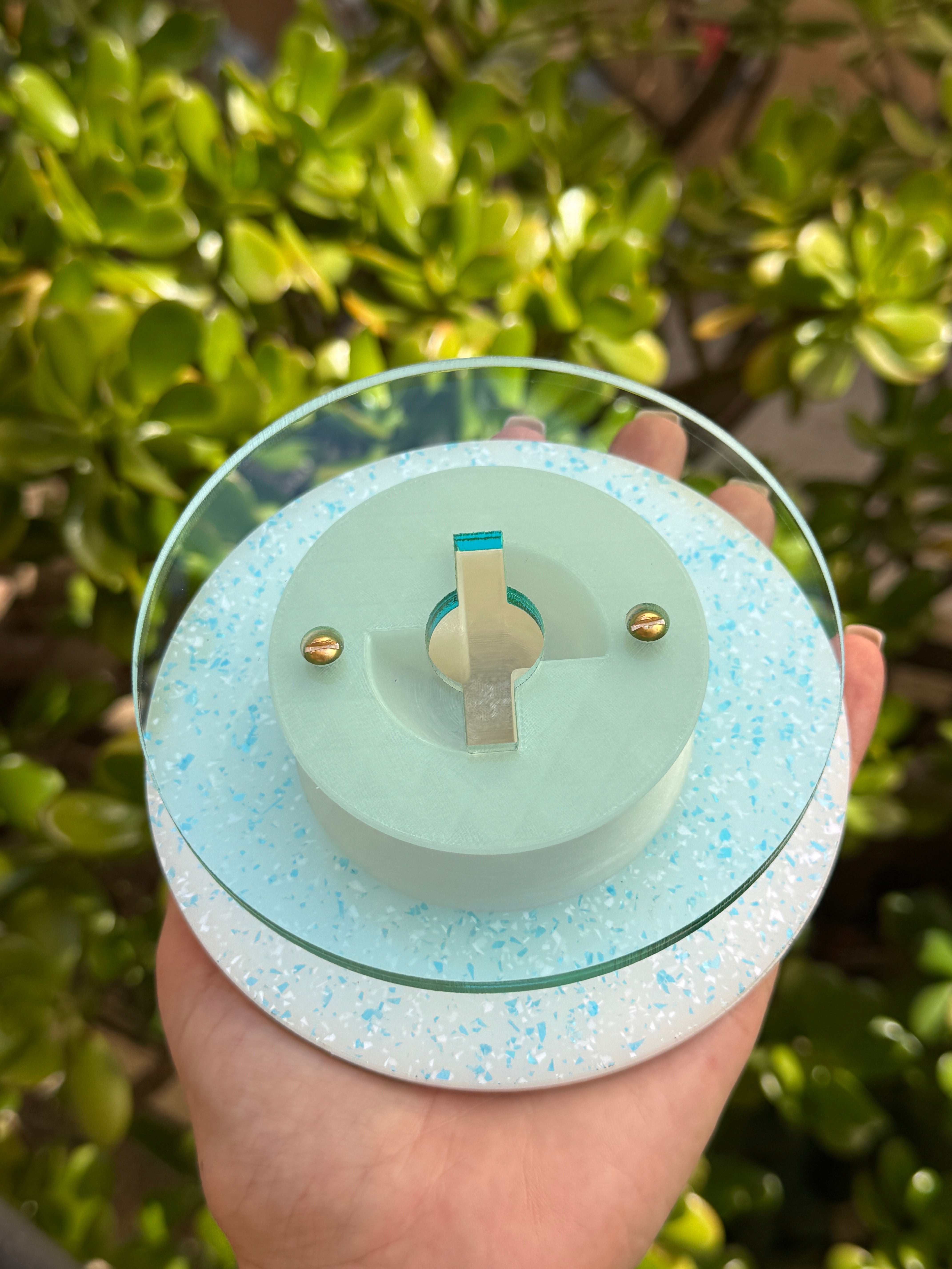 The Whirl - Sea Glow Acrylic