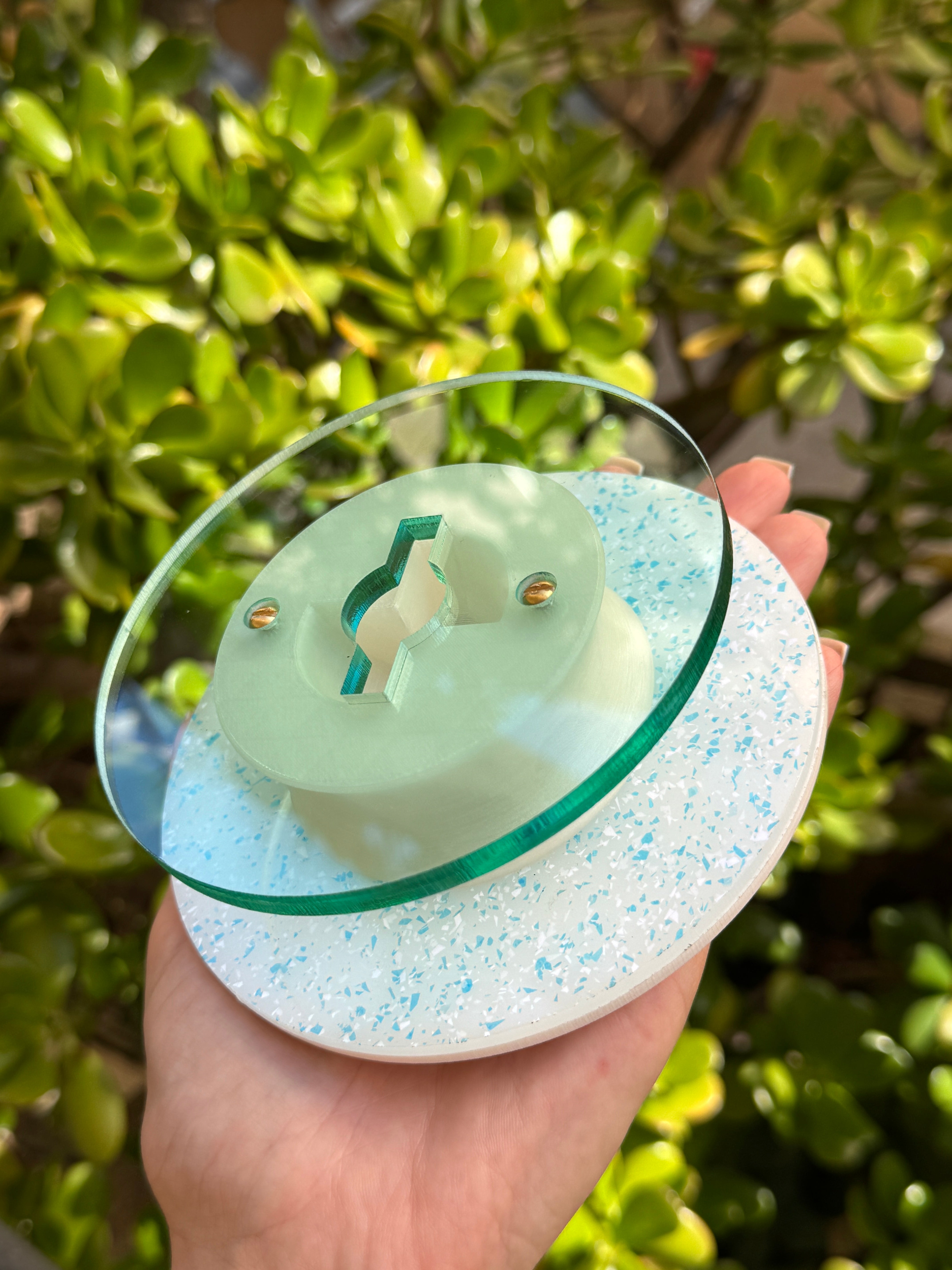 The Whirl - Sea Glow Acrylic