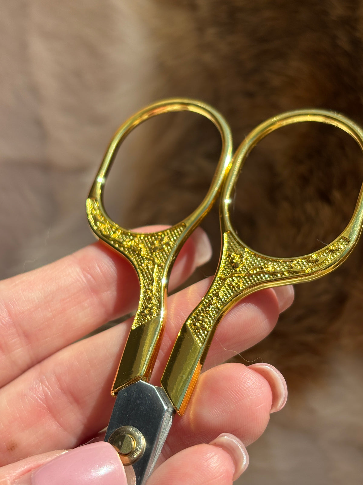 Thread Scissors Intricate Gold Thread Scissors