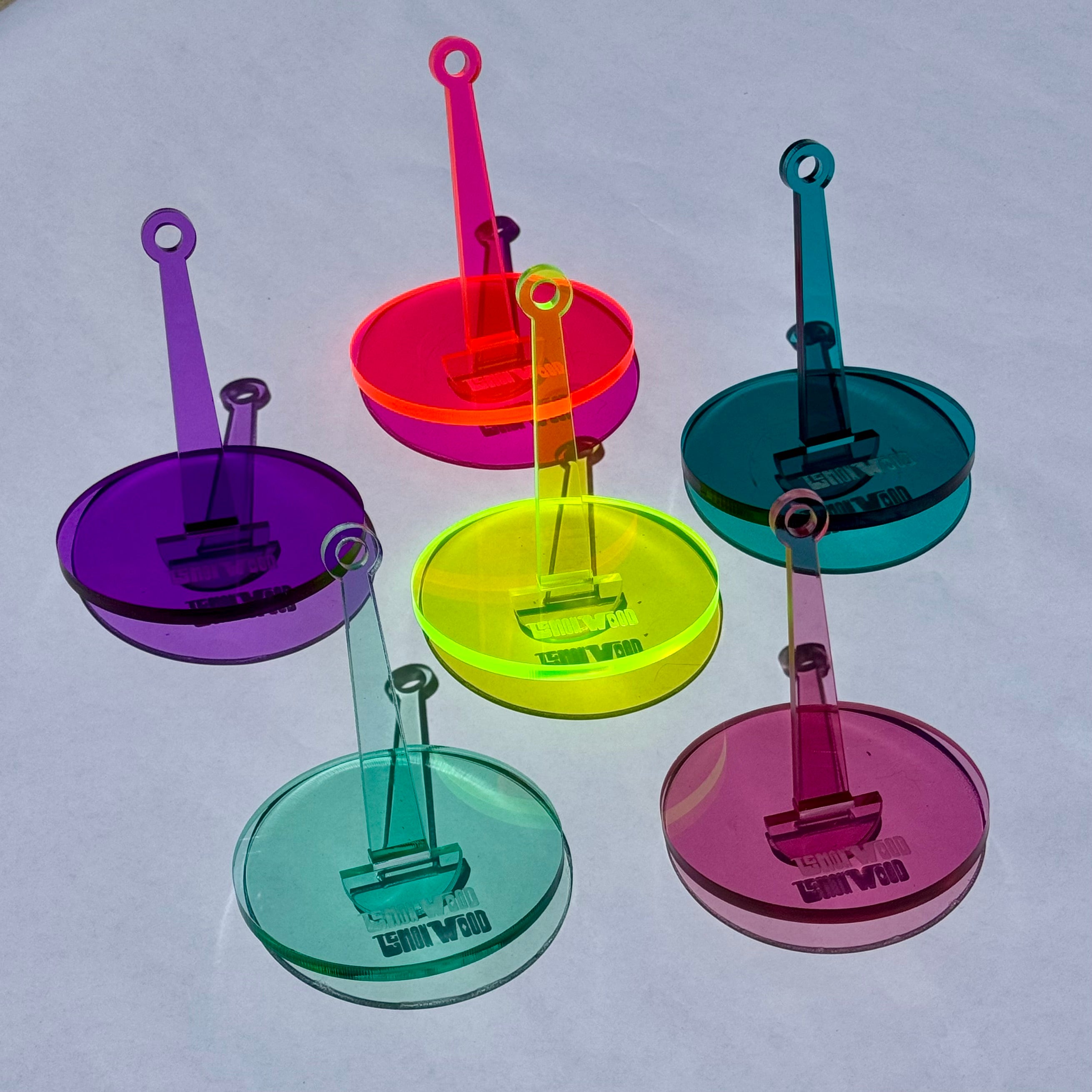 Acrylic Portable Yarn Holder | Lemonwood Fiber Tools