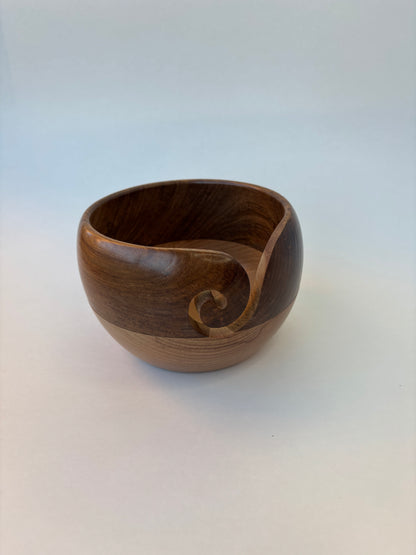 Shesham Wood Yarn Bowls