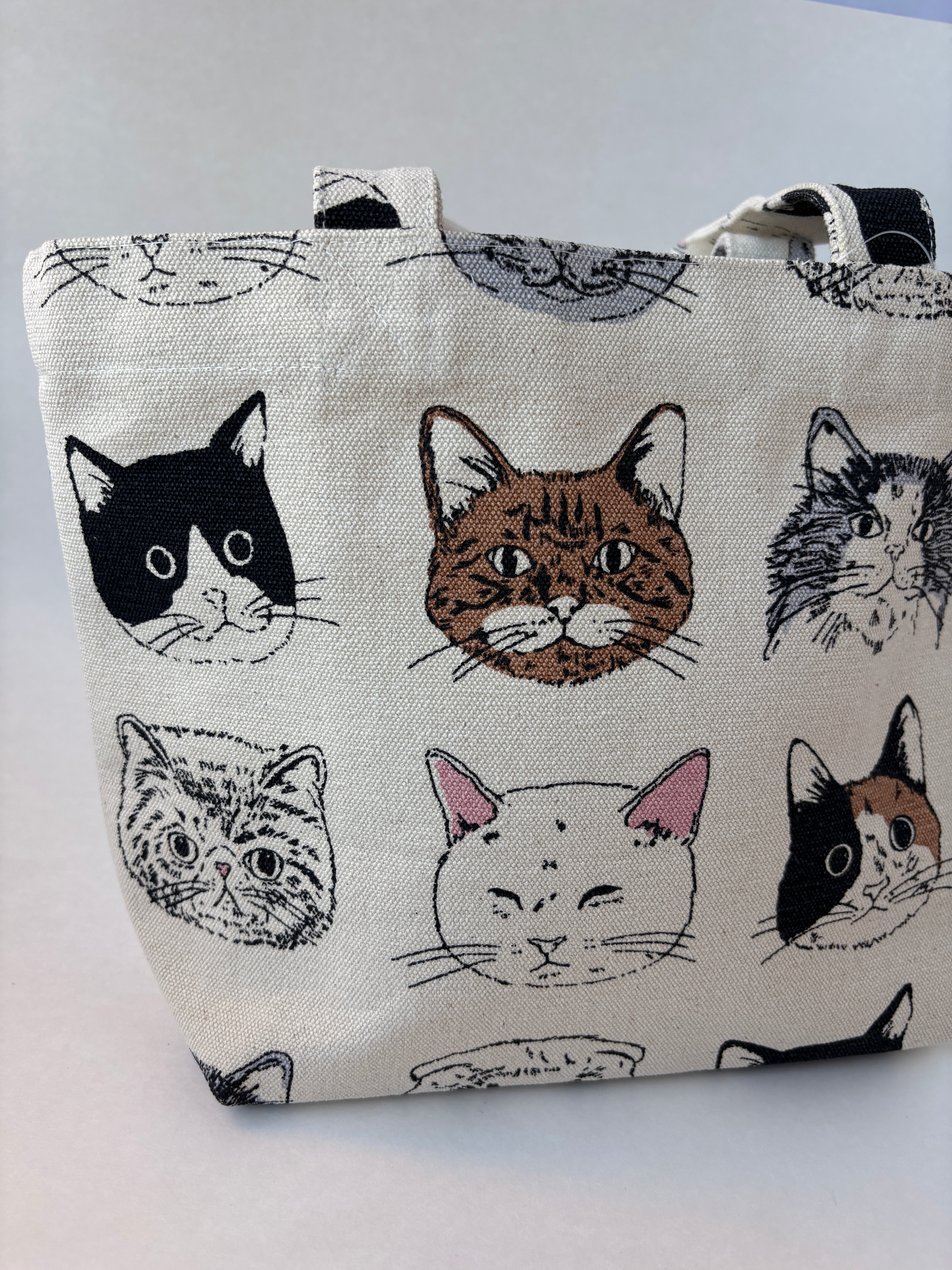 Cats Tote Bag 7x11 inch