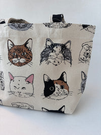 Cats Tote Bag 7x11 inch