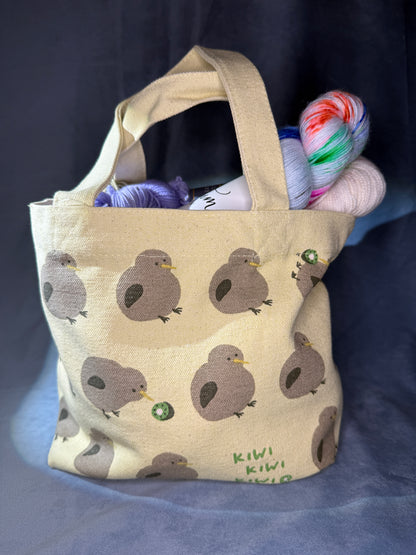 Kiwi Tote Bag 7x11 inch