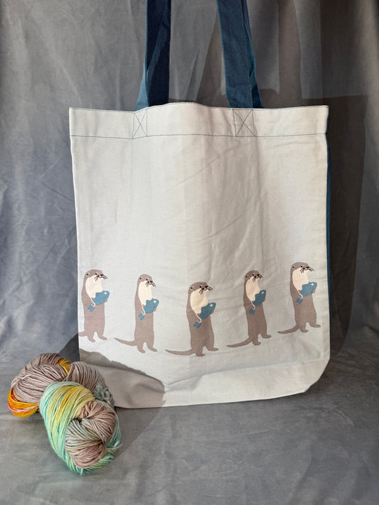 Otter Tote Bag 14x15 inch