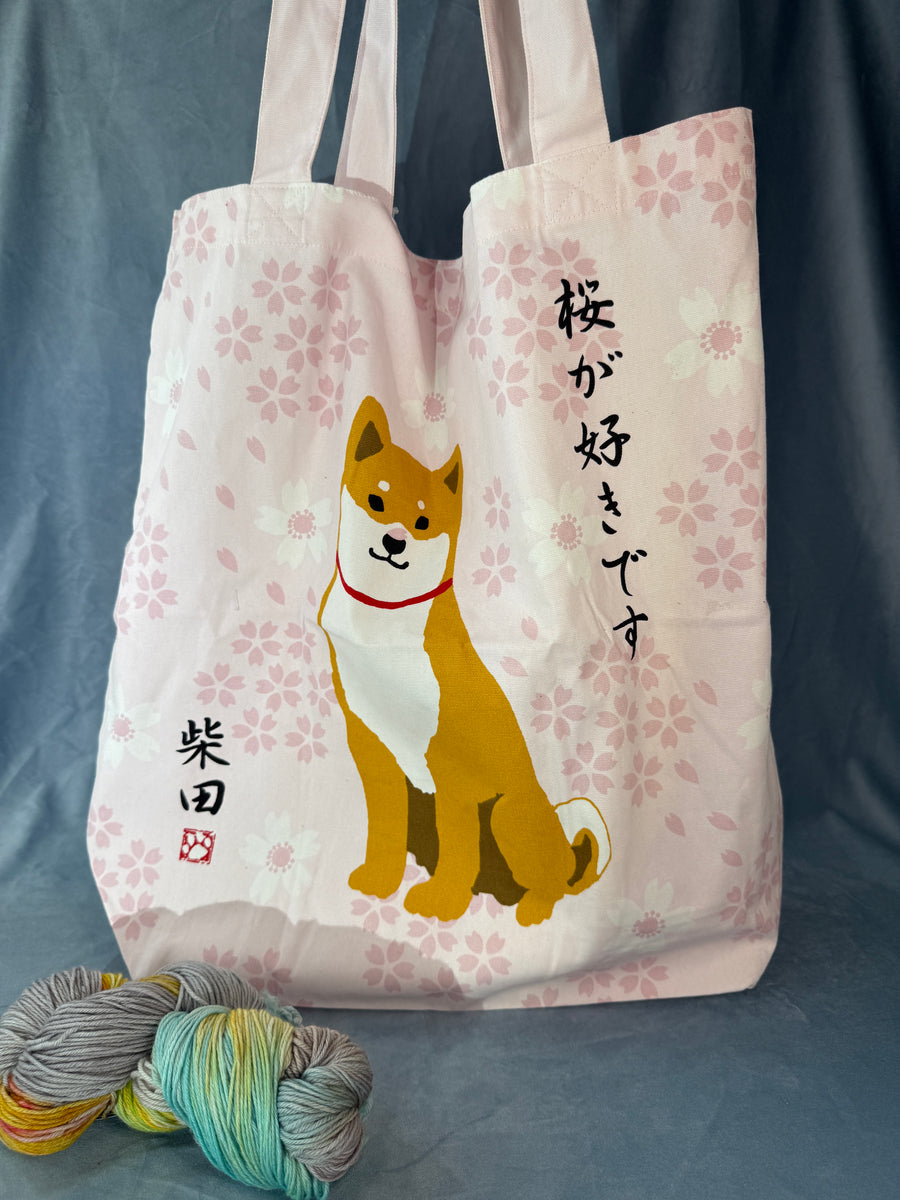 Pink Sakura Tote 20x20 inch