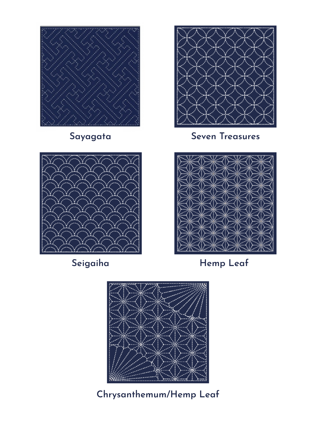 Lemonwood Sashiko Kits
