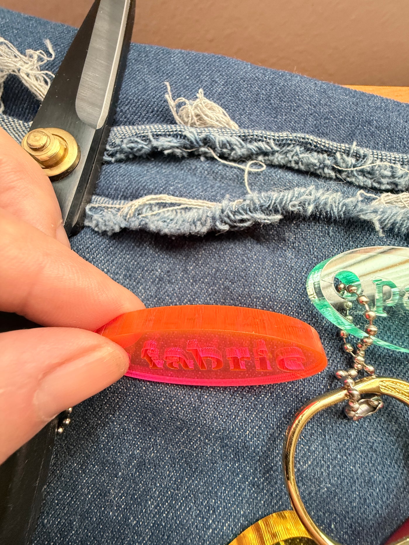 Scissor Label Charms