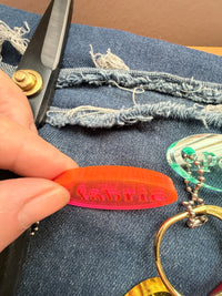 Scissor Label Charms