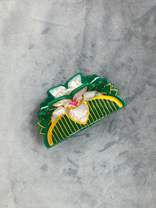 Jade Comb Clip
