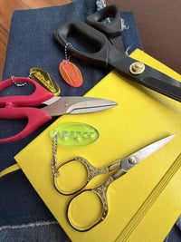 Scissor Label Charms