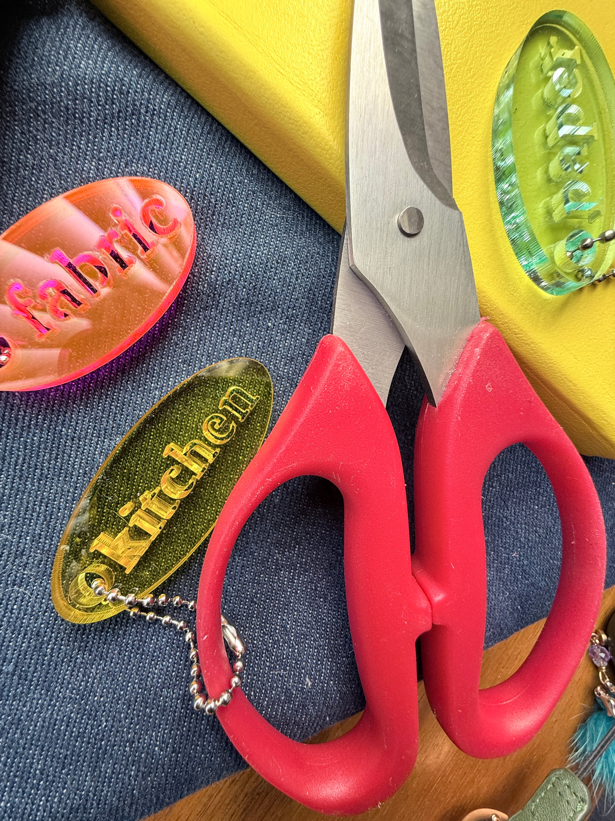 Charms Label Scissor Label Charms