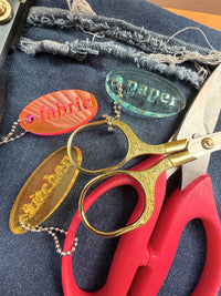 Scissor Label Charms
