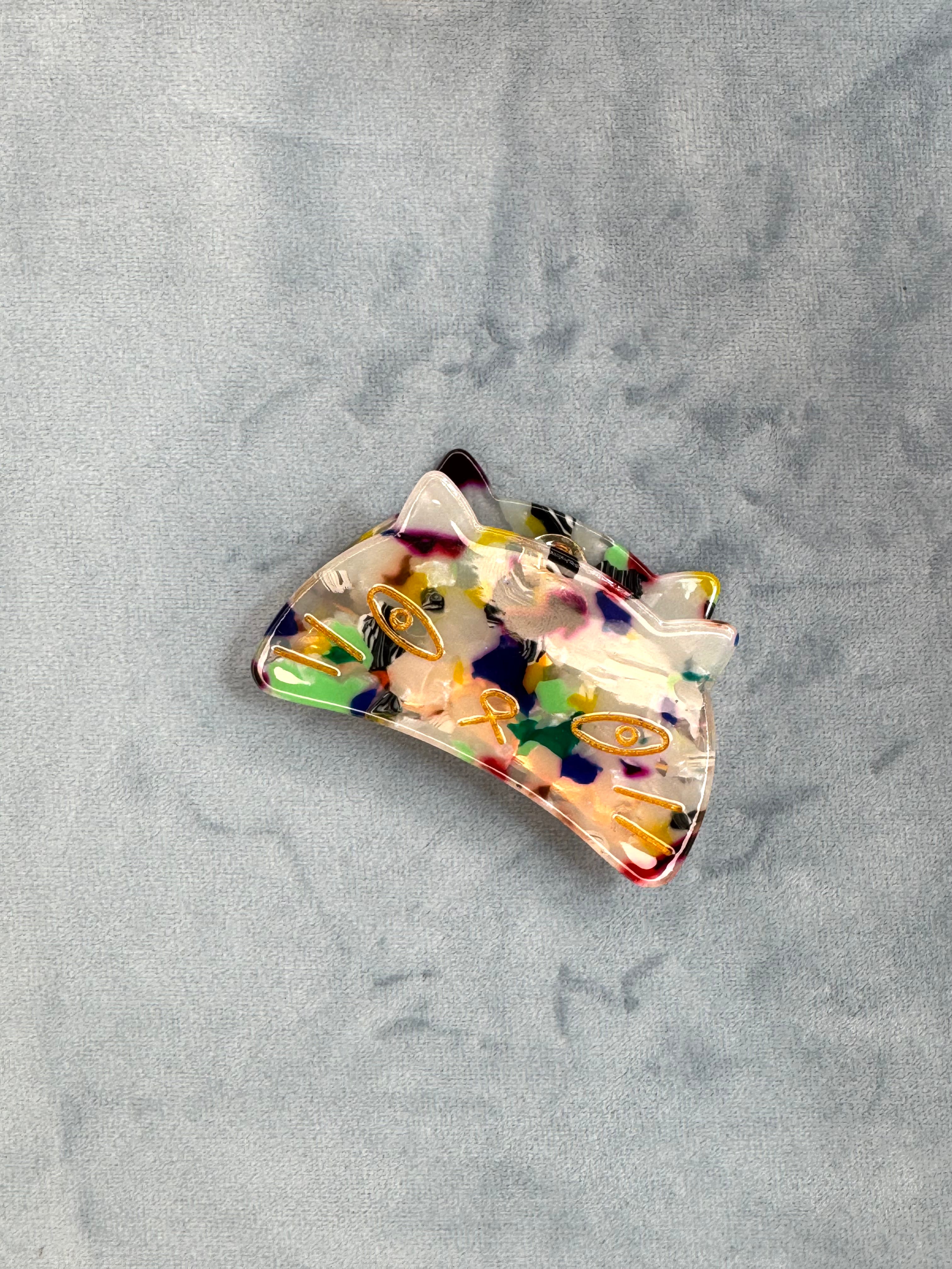 Speckled Kitty Clip