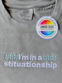 PRE-ORDER 'Stituationship' Embroidered Sweatshirt
